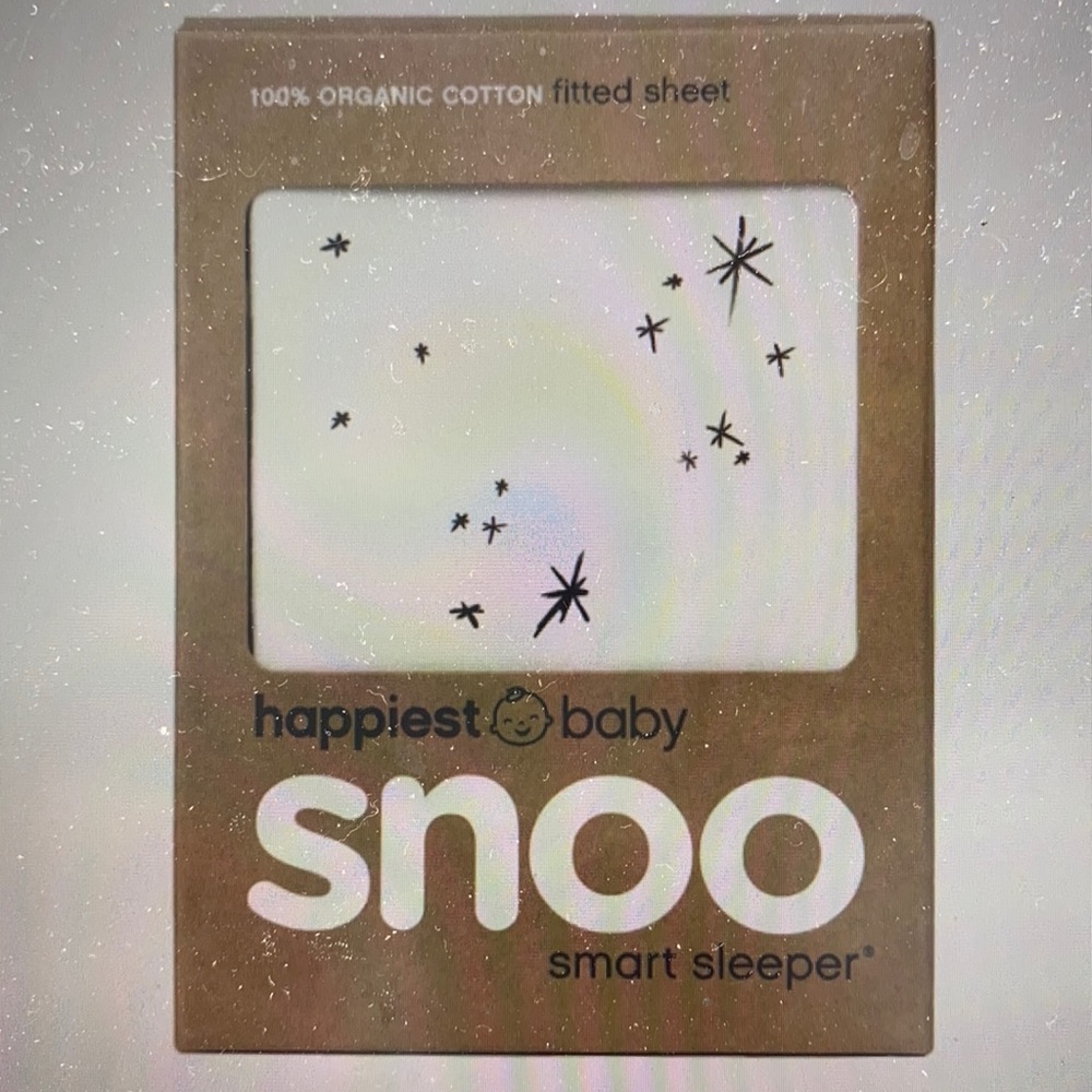 100% Organic SNOO Baby Bassinet Fitted Sheet